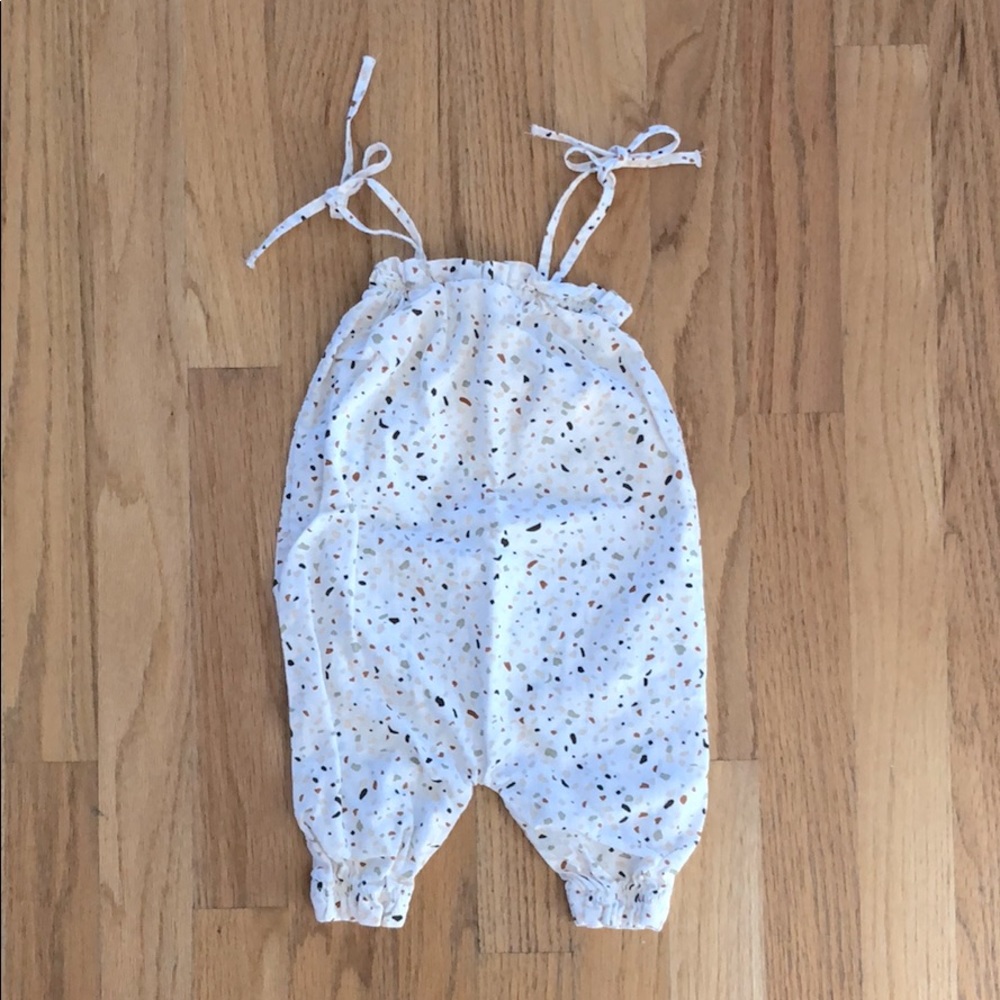 Rylee + Cru Terrazzo Bubble Jumpsuit